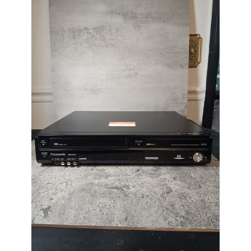 Panasonic DVD Recorder-VHS Combo DMR-EZ47V No Remote Parts Only Untested